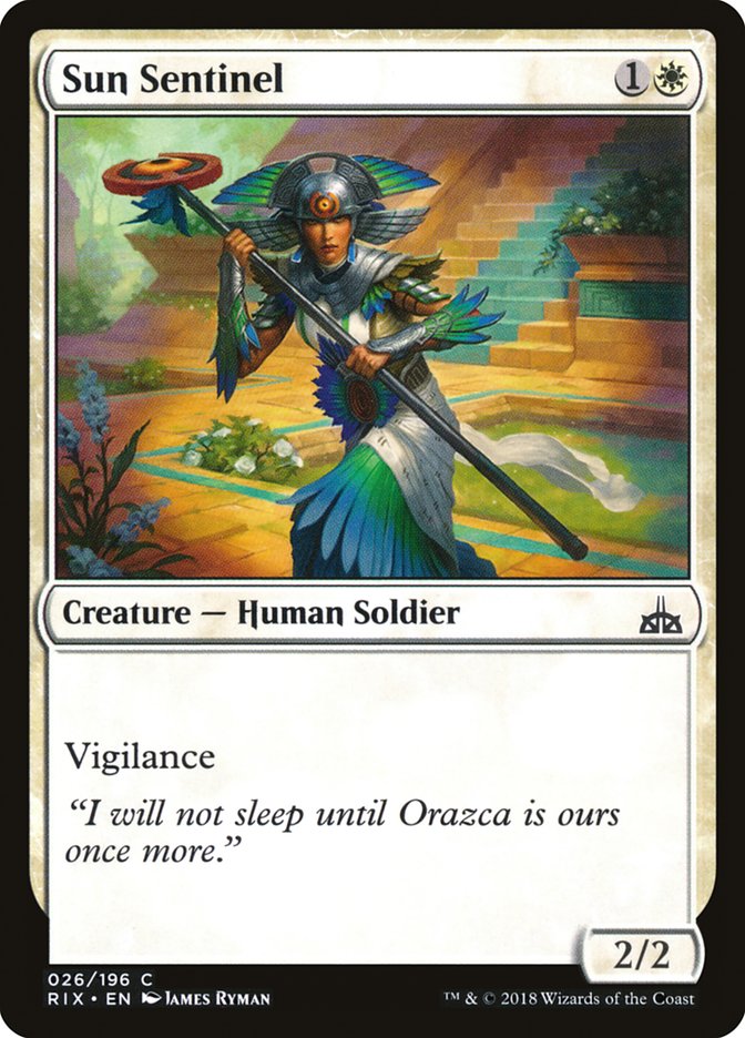 Sun Sentinel [Rivals of Ixalan] | Clutch Gaming