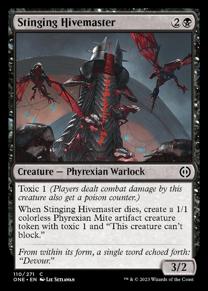 Stinging Hivemaster [Phyrexia: All Will Be One] | Clutch Gaming