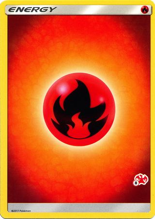 Fire Energy (Charizard Stamp #8) [Battle Academy 2020] | Clutch Gaming