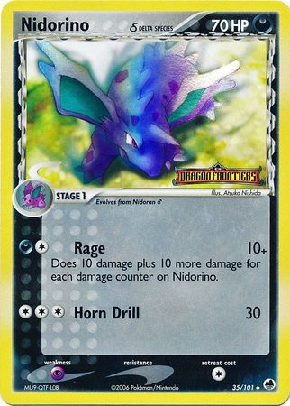 Nidorino (35/101) (Delta Species) (Stamped) [EX: Dragon Frontiers] | Clutch Gaming