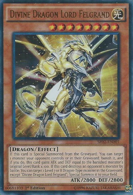 Divine Dragon Lord Felgrand [SR02-EN001] Ultra Rare | Clutch Gaming