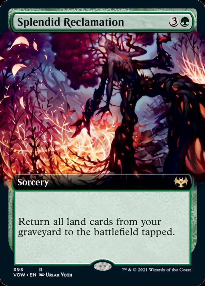 Splendid Reclamation (Extended Art) [Innistrad: Crimson Vow] | Clutch Gaming