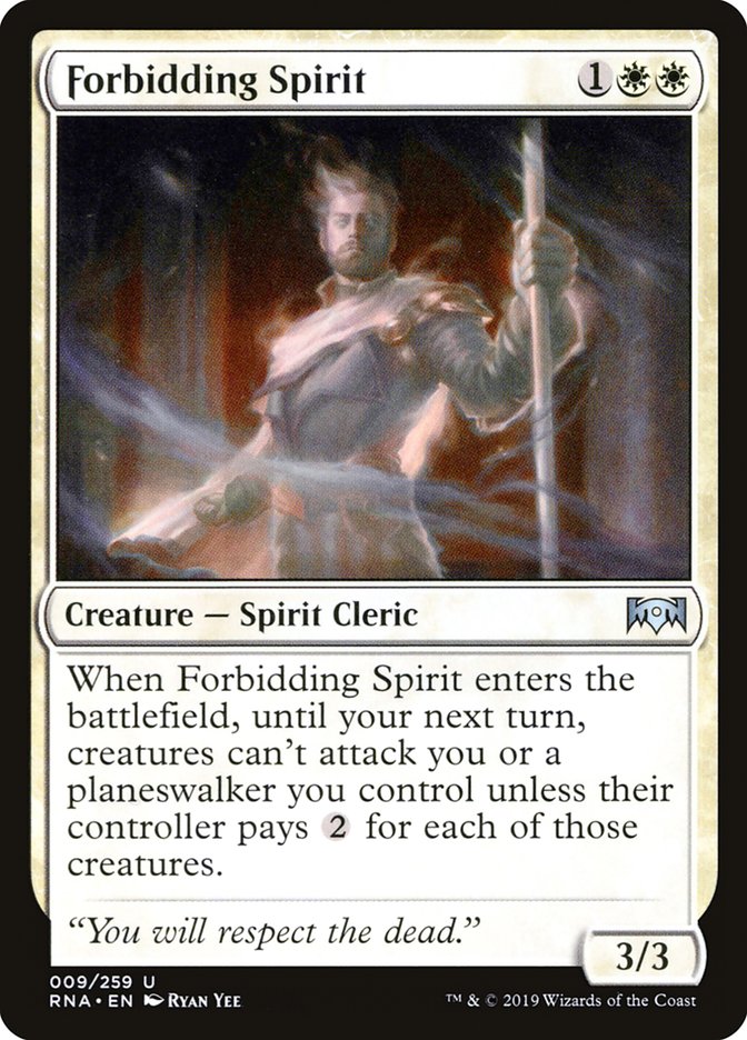 Forbidding Spirit [Ravnica Allegiance] | Clutch Gaming