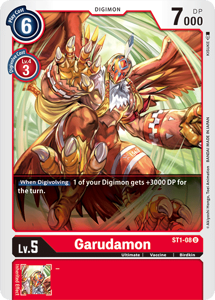 Garudamon [ST1-08] [Starter Deck: Gaia Red] | Clutch Gaming