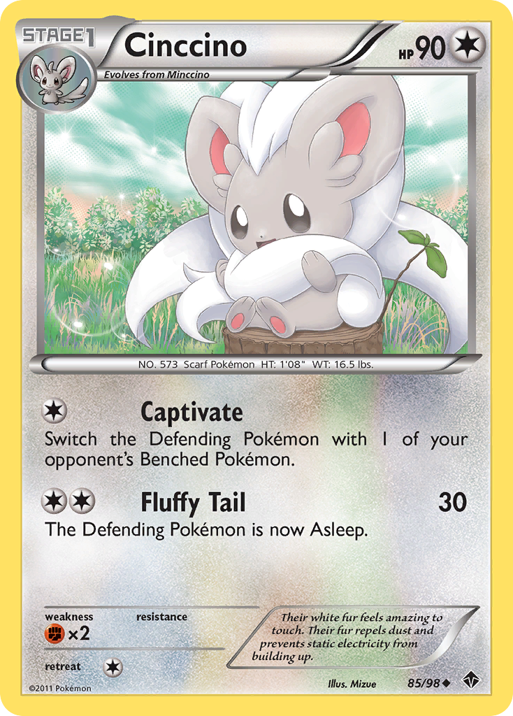 Cinccino (85/98) [Black & White: Emerging Powers] | Clutch Gaming