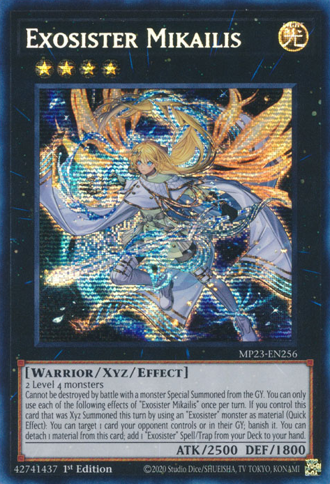 Exosister Mikailis [MP23-EN256] Prismatic Secret Rare | Clutch Gaming