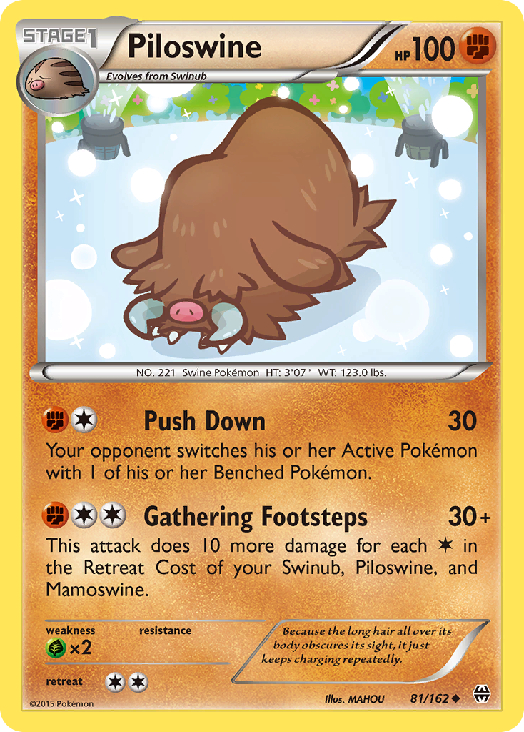 Piloswine (81/162) [XY: BREAKthrough] | Clutch Gaming