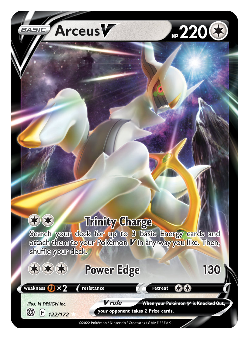 Arceus V (122/172) [Sword & Shield: Brilliant Stars] | Clutch Gaming