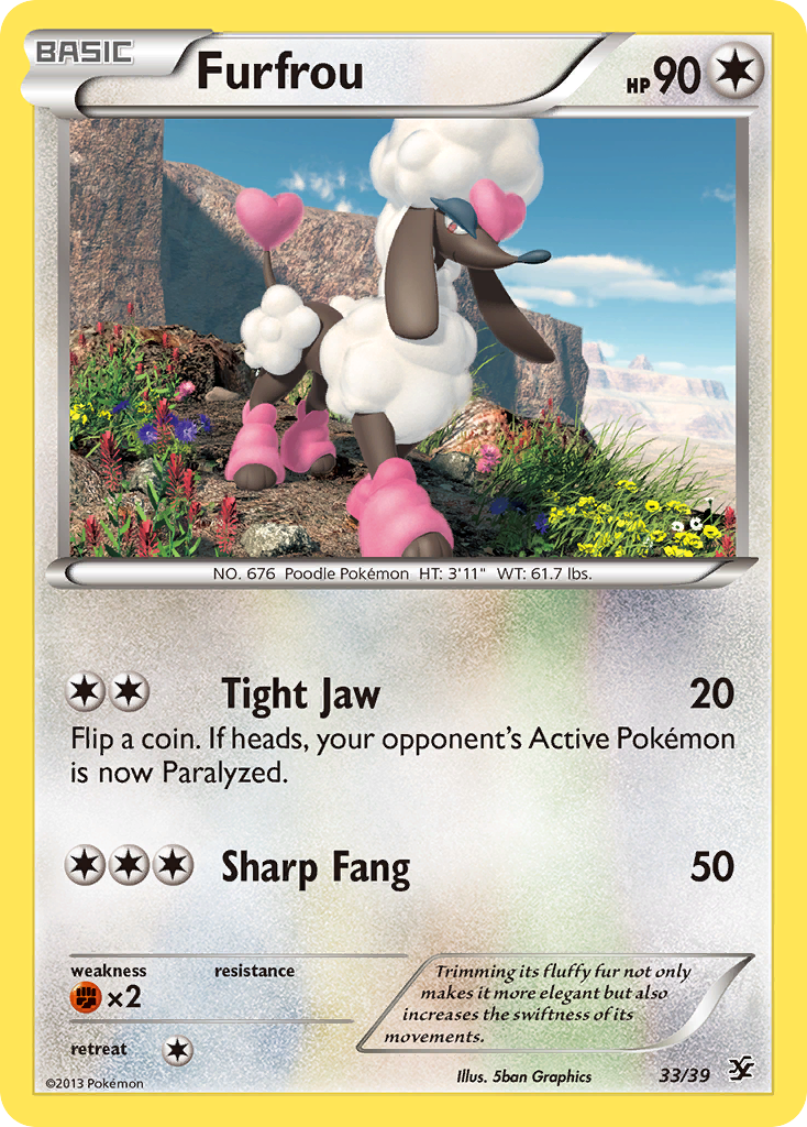 Furfrou (33/39) [XY: Kalos Starter Set] | Clutch Gaming