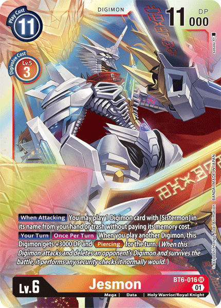 Jesmon [BT6-016] [Double Diamond] | Clutch Gaming