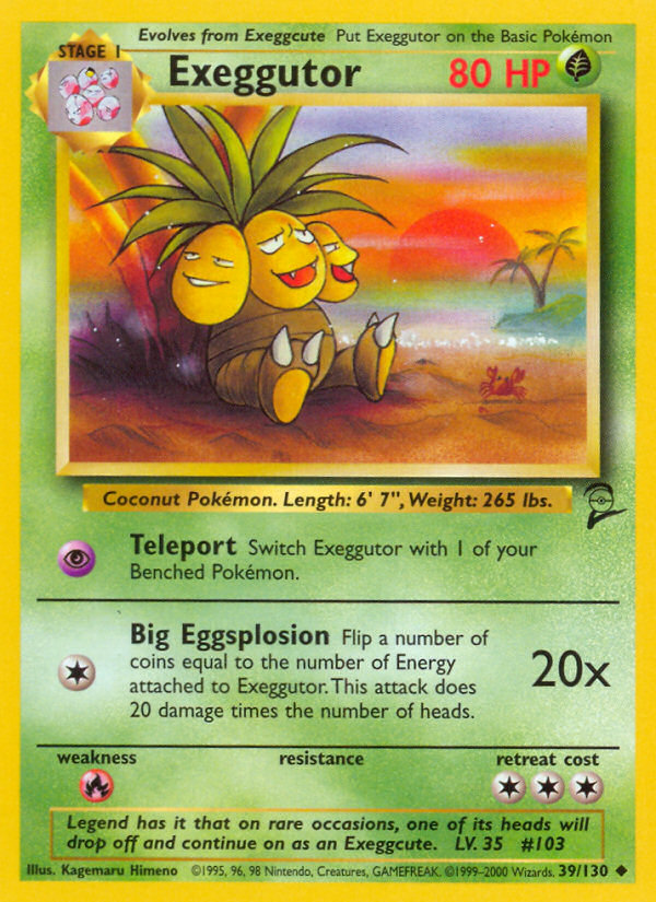 Exeggutor (39/130) [Base Set 2] | Clutch Gaming