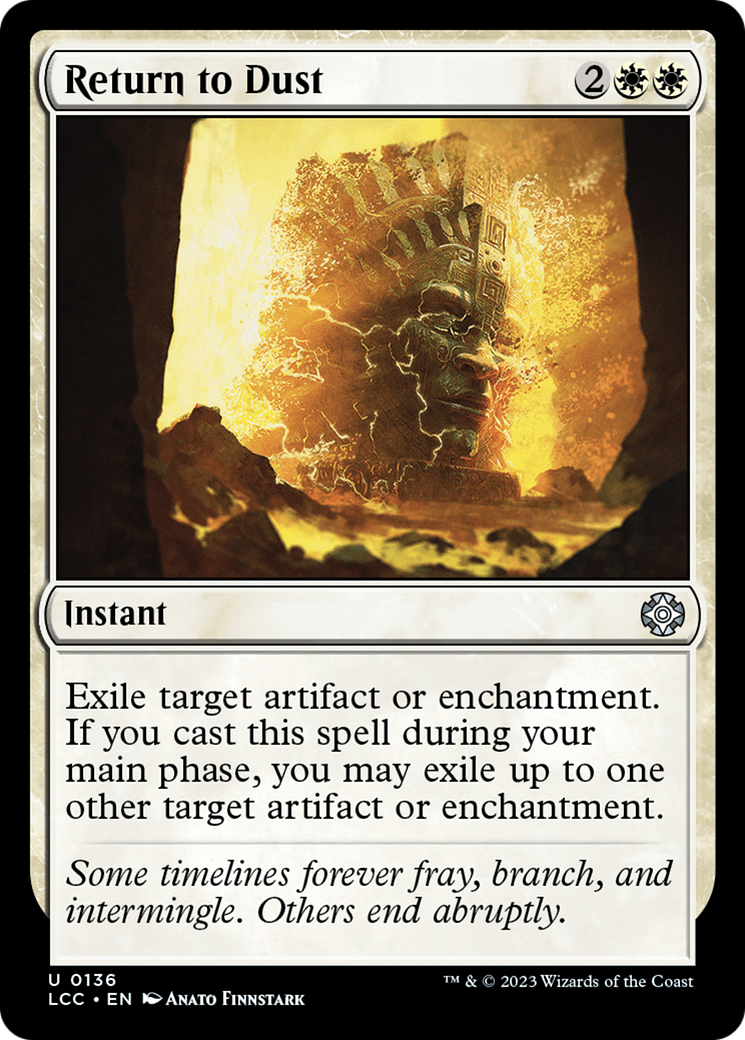 Return to Dust [The Lost Caverns of Ixalan Commander] | Clutch Gaming