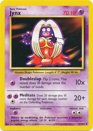 Jynx (31/102) [Base Set Unlimited] | Clutch Gaming