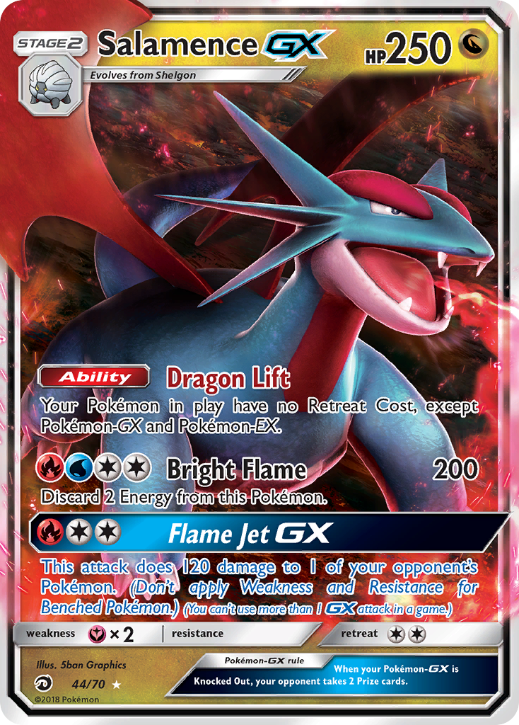 Salamence GX (44/70) [Sun & Moon: Dragon Majesty] | Clutch Gaming