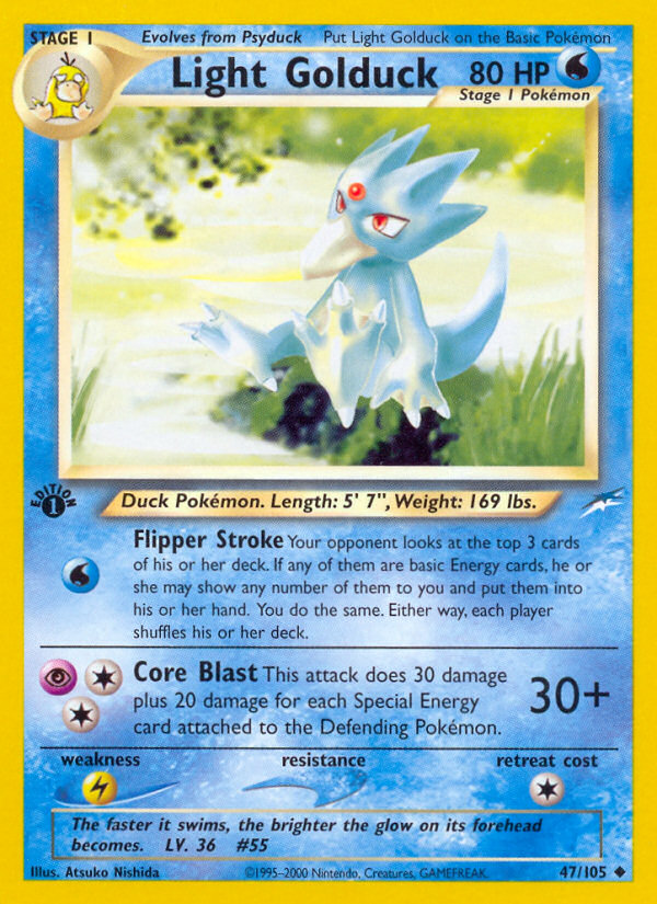 Light Golduck (47/105) [Neo Destiny 1st Edition] | Clutch Gaming