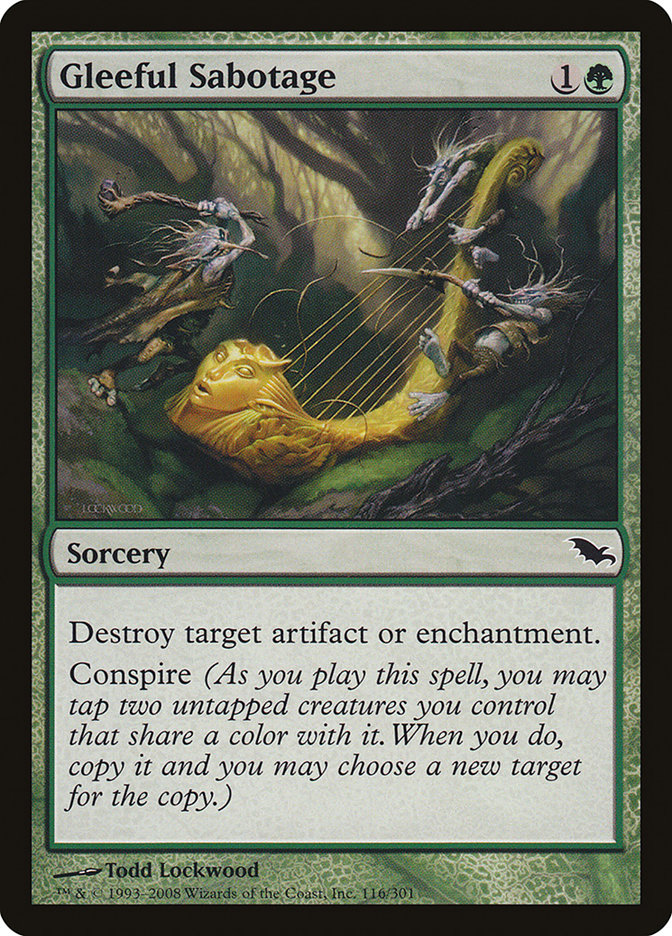 Gleeful Sabotage [Shadowmoor] | Clutch Gaming