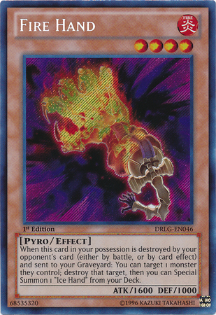 Fire Hand [DRLG-EN046] Secret Rare | Clutch Gaming