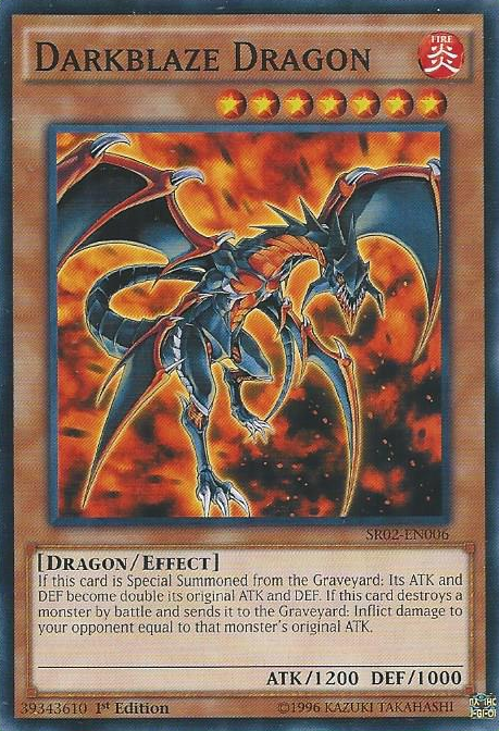 Darkblaze Dragon [SR02-EN006] Common | Clutch Gaming