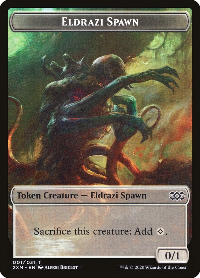 Eldrazi Spawn Token [Double Masters Tokens] | Clutch Gaming