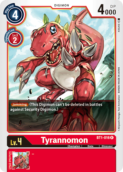 Tyrannomon [BT1-016] [Release Special Booster Ver.1.0] | Clutch Gaming