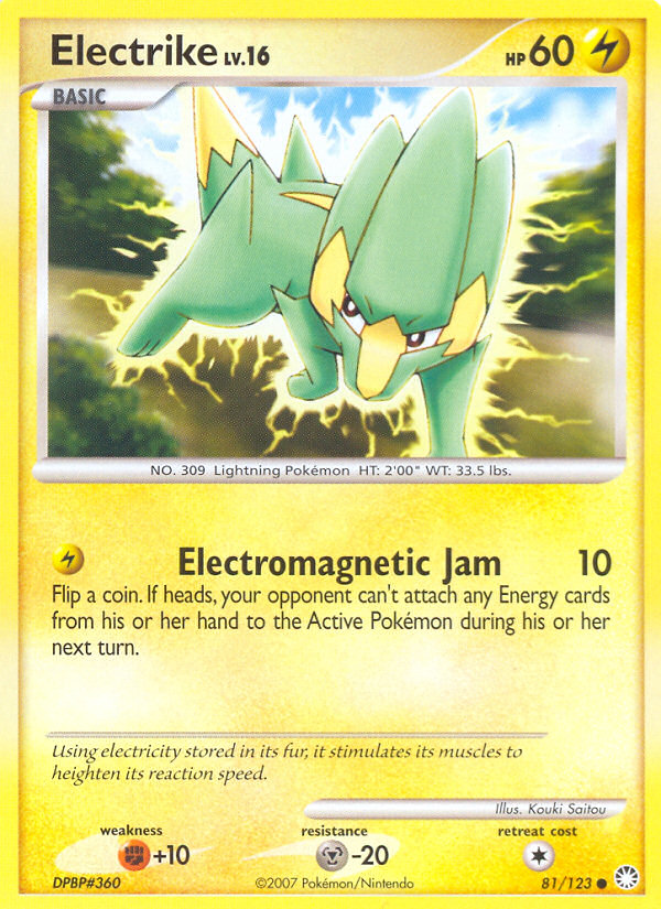 Electrike (81/123) [Diamond & Pearl: Mysterious Treasures] | Clutch Gaming