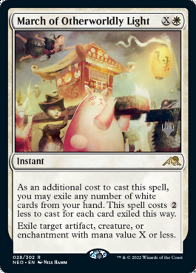 March of Otherworldly Light (Promo Pack) [Kamigawa: Neon Dynasty Promos] | Clutch Gaming