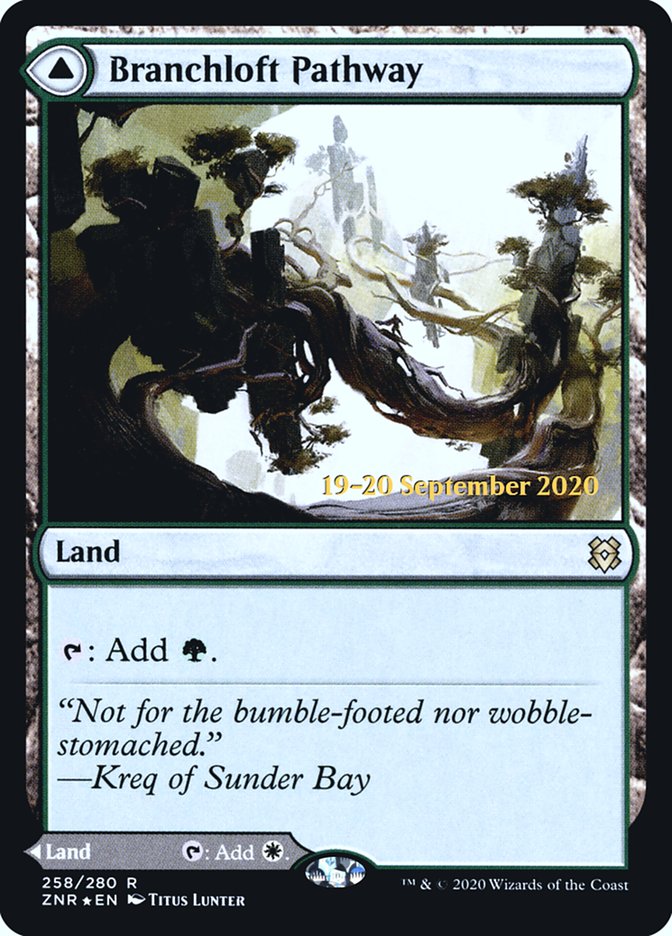 Branchloft Pathway // Boulderloft Pathway [Zendikar Rising Prerelease Promos] | Clutch Gaming