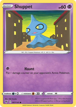 Shuppet (067/185) [Sword & Shield: Vivid Voltage] | Clutch Gaming