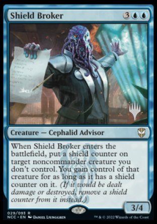 Shield Broker (Promo Pack) [Streets of New Capenna Commander Promos] | Clutch Gaming