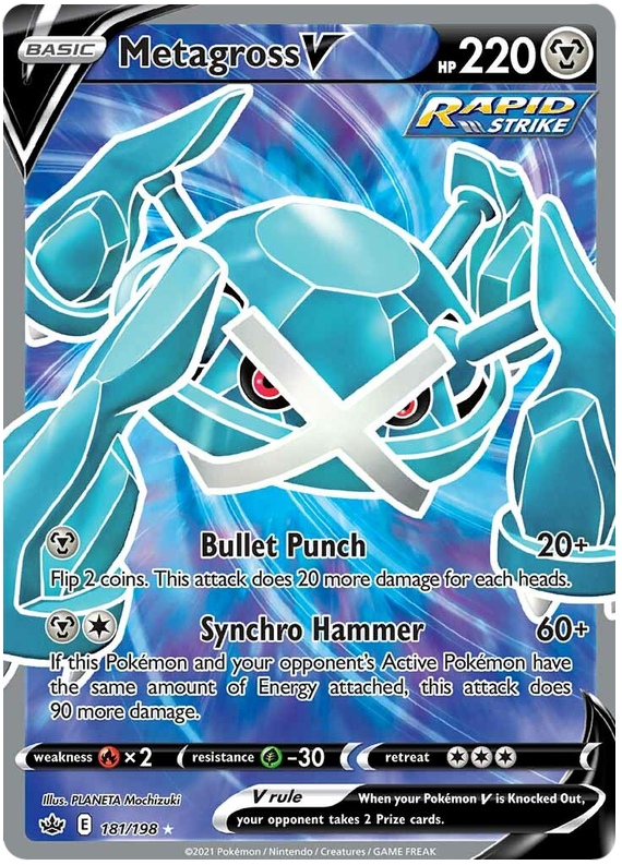 Metagross V (181/198) [Sword & Shield: Chilling Reign] | Clutch Gaming