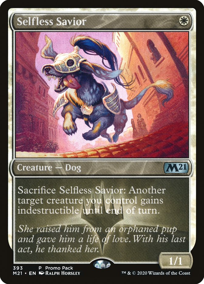 Selfless Savior (Promo Pack) [Core Set 2021 Promos] | Clutch Gaming