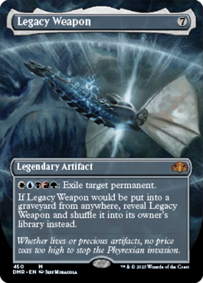 Legacy Weapon (Borderless Alternate Art) [Dominaria Remastered] | Clutch Gaming