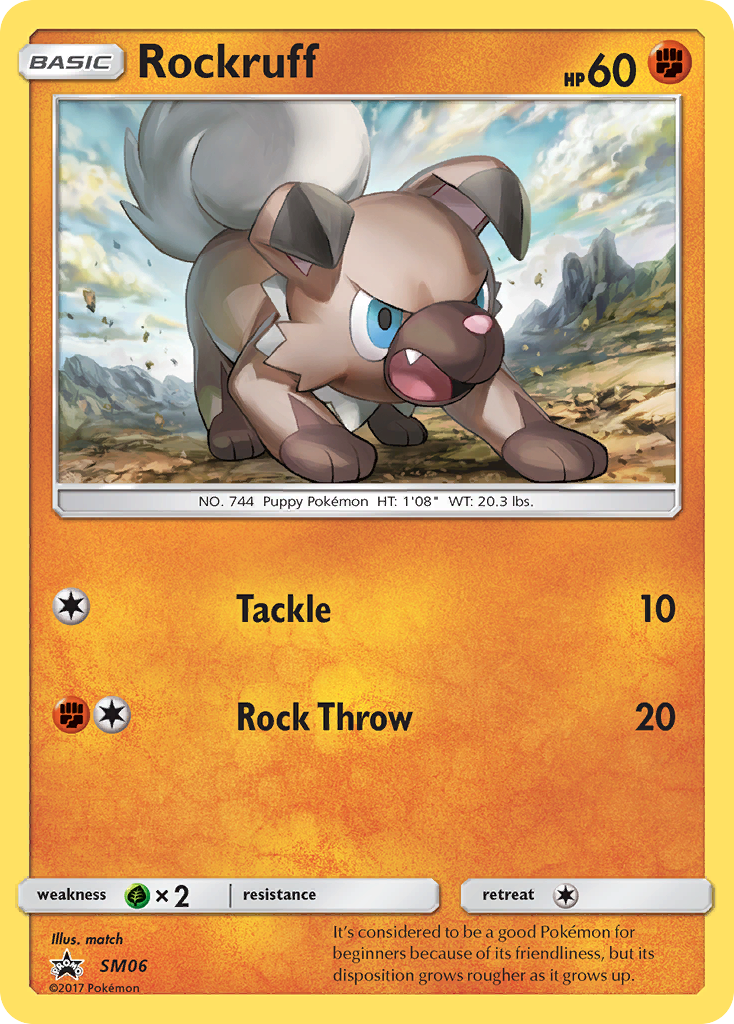 Rockruff (SM06) [Sun & Moon: Black Star Promos] | Clutch Gaming