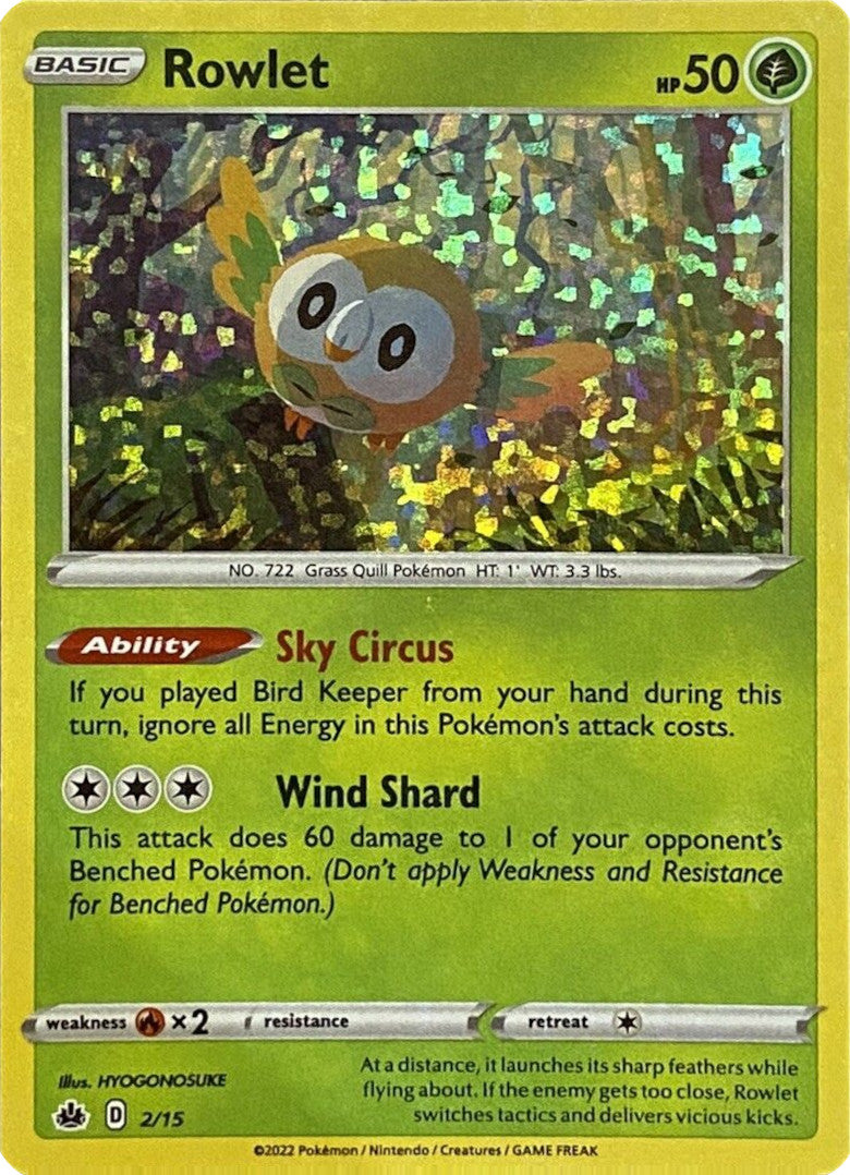 Rowlet (2/15) [McDonald's Promos: Match Battle] | Clutch Gaming