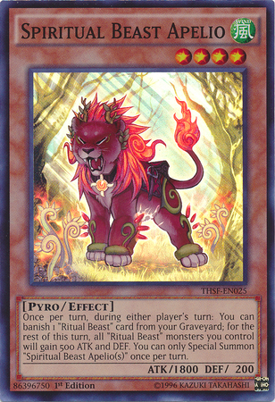 Spiritual Beast Apelio [THSF-EN025] Super Rare | Clutch Gaming
