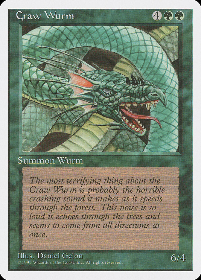 Craw Wurm [Fourth Edition] | Clutch Gaming