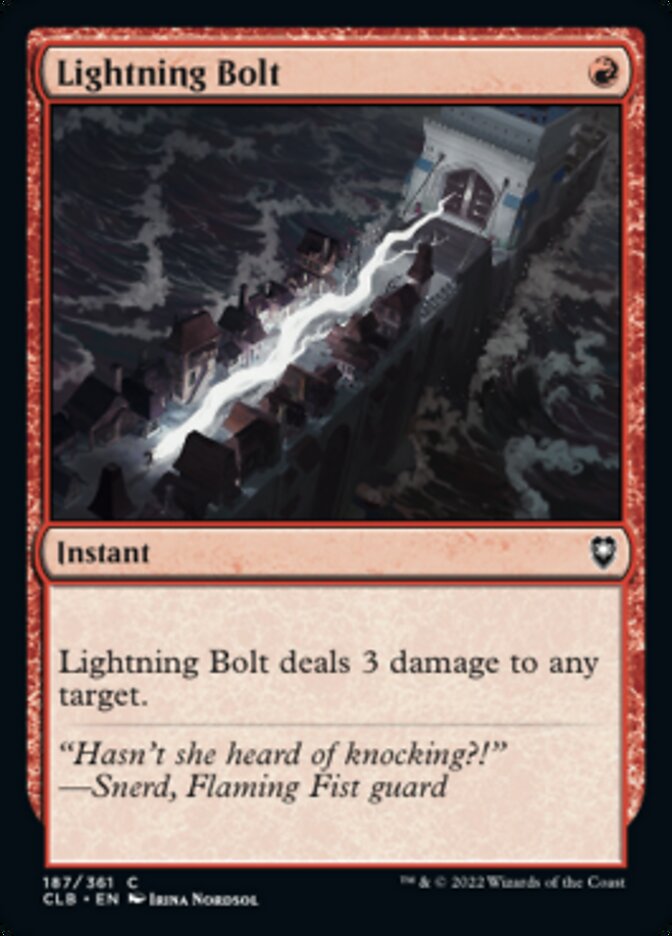 Lightning Bolt [Commander Legends: Battle for Baldur's Gate] | Clutch Gaming