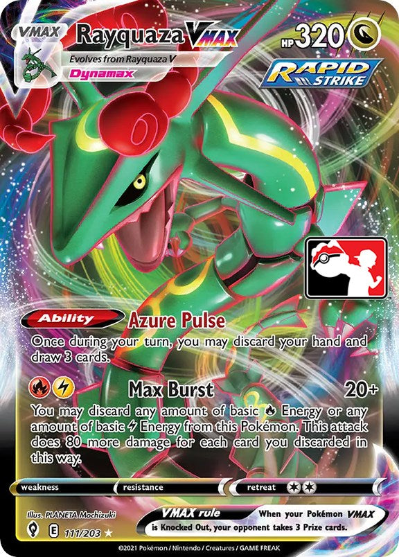 Rayquaza VMAX (111/203) [Prize Pack Series One] | Clutch Gaming