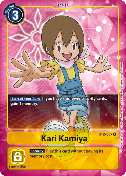 Kari Kamiya [BT2-087] (Buy-A-Box Promo) [Release Special Booster Ver.1.0 Promos] | Clutch Gaming