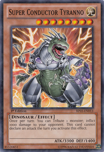 Super Conductor Tyranno [BP01-EN013] Starfoil Rare | Clutch Gaming