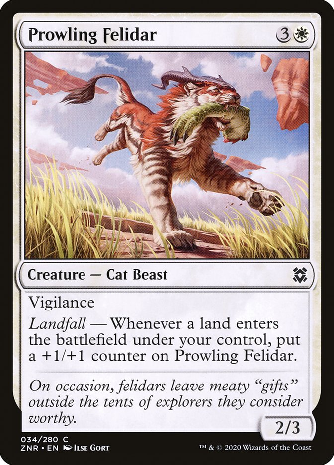 Prowling Felidar [Zendikar Rising] | Clutch Gaming
