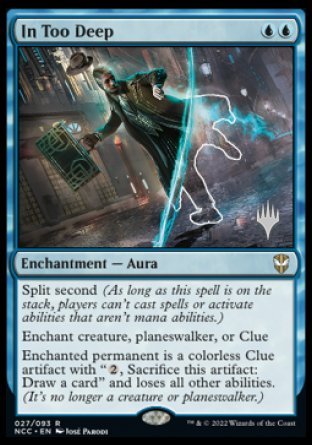 In Too Deep (Promo Pack) [Streets of New Capenna Commander Promos] | Clutch Gaming