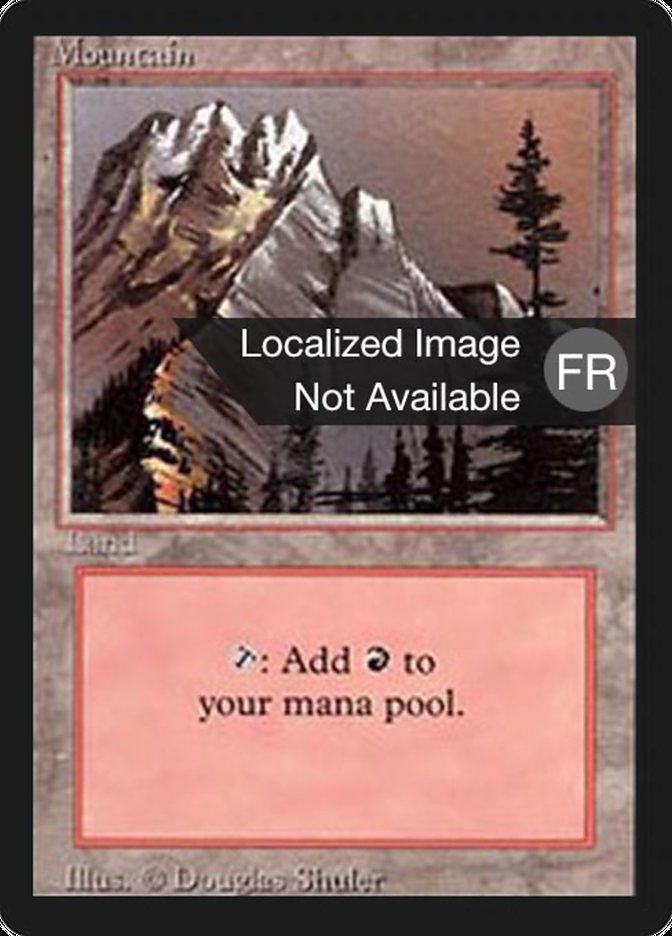 Mountain (A) [Foreign Black Border] | Clutch Gaming