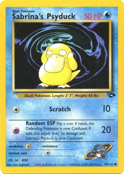 Sabrina's Psyduck (99/132) [Gym Challenge Unlimited] | Clutch Gaming