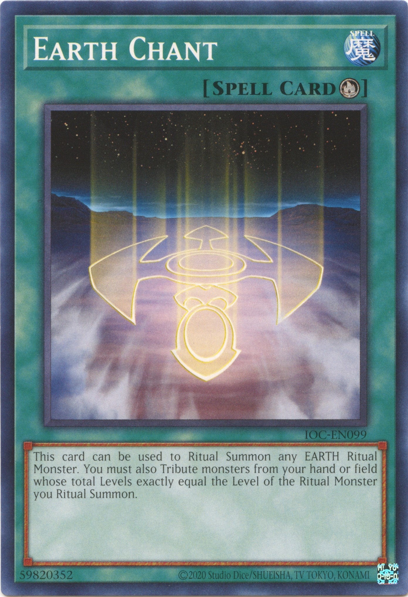 Earth Chant (25th Anniversary) [IOC-EN099] Common | Clutch Gaming