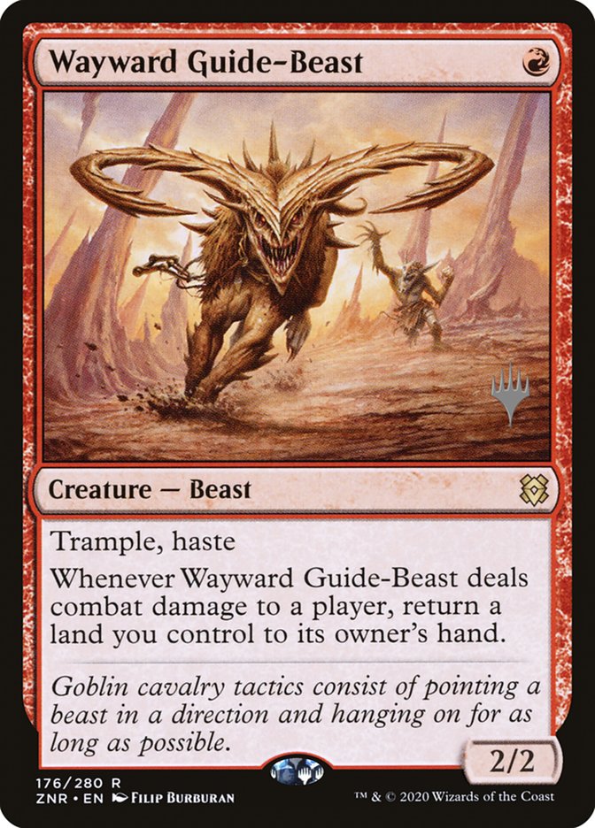 Wayward Guide-Beast (Promo Pack) [Zendikar Rising Promos] | Clutch Gaming