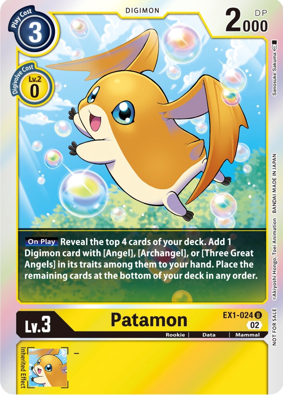 Patamon [EX1-024] (Official Tournament Pack Vol.8) [Classic Collection Promos] | Clutch Gaming