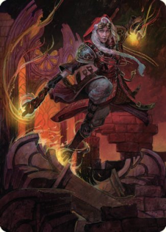Jaya, Fiery Negotiator Art Card 2 [Dominaria United Art Series] | Clutch Gaming