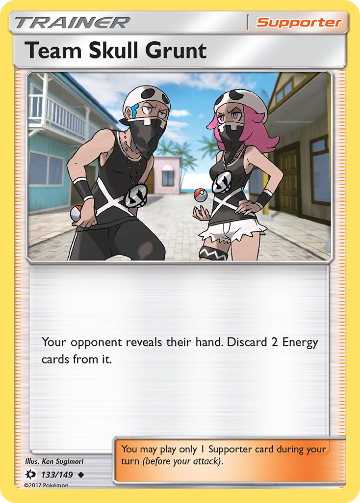 Team Skull Grunt (133/149) [Sun & Moon: Base Set] | Clutch Gaming