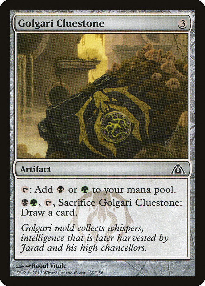 Golgari Cluestone [Dragon's Maze] | Clutch Gaming